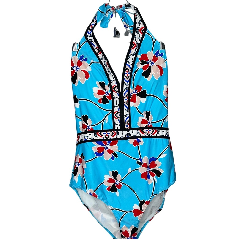 GBM-Sonsie by Gracing‎ swimsuit-22W-plus size, vibrant, sliming design, stretchy